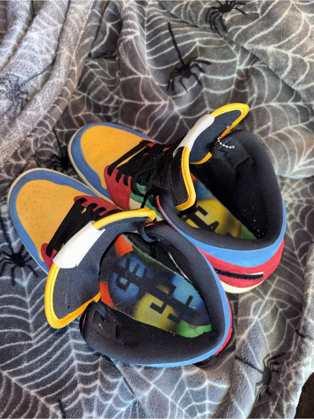 Nike Air Jordan 1 Zoom CMFT Fearless Multicolor High Top Sneakers Men’s Size 11 - Picture 3 of 4